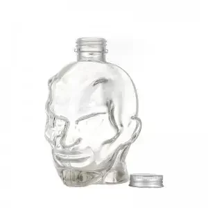 Skull Head Vodka Bottle