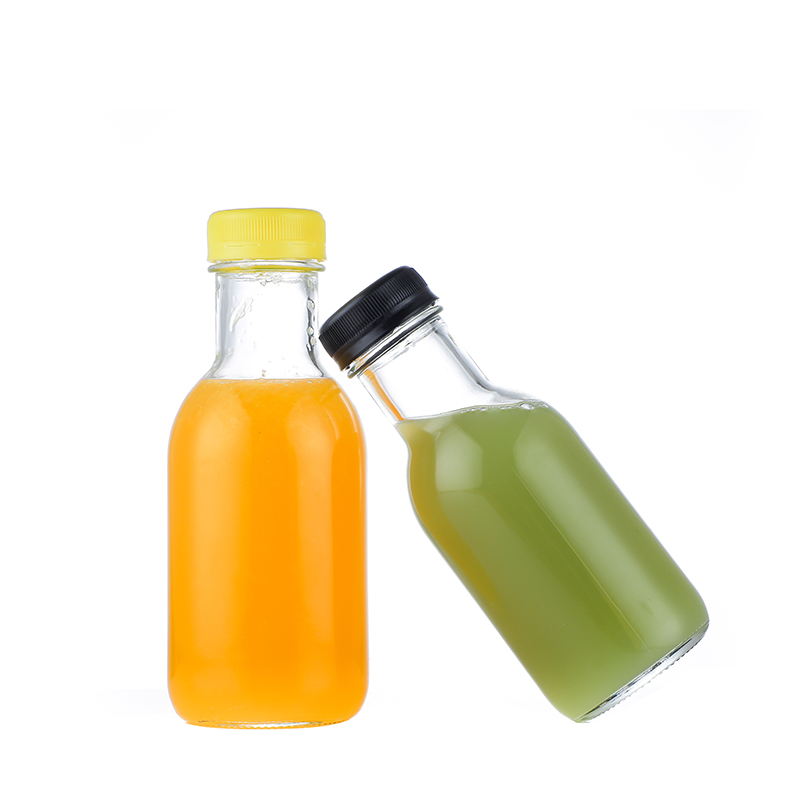 Empty-juice-bottles-clear-round-juice-glass-beverage-bottles-wholesale-6
