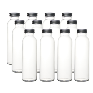 Factory-round-shape-cold-pressed-juice-glass-bottles-wholesale