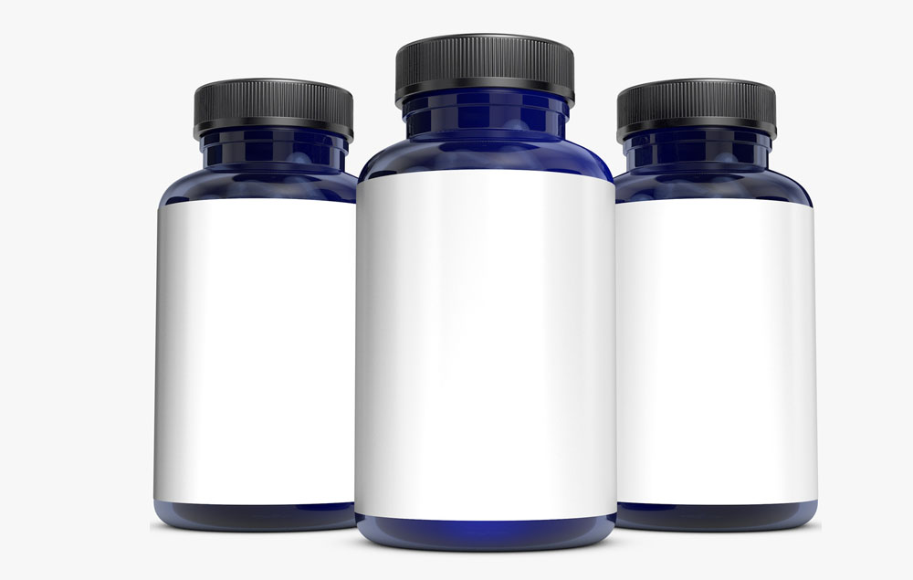 4 oz Frosted Boston Round Glass Bottles