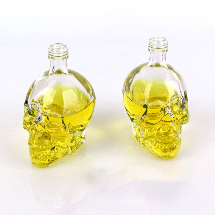 oz Skull Vodka Bottle