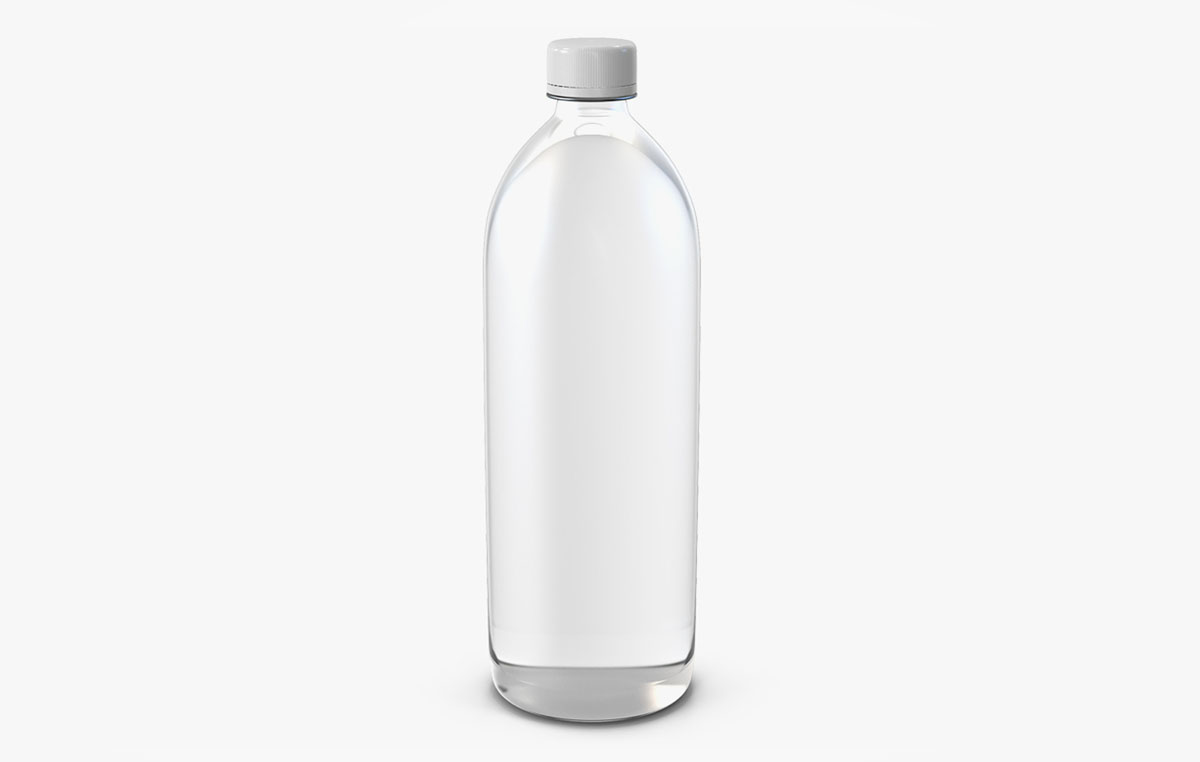 Glass Water Bottle Custom Logo