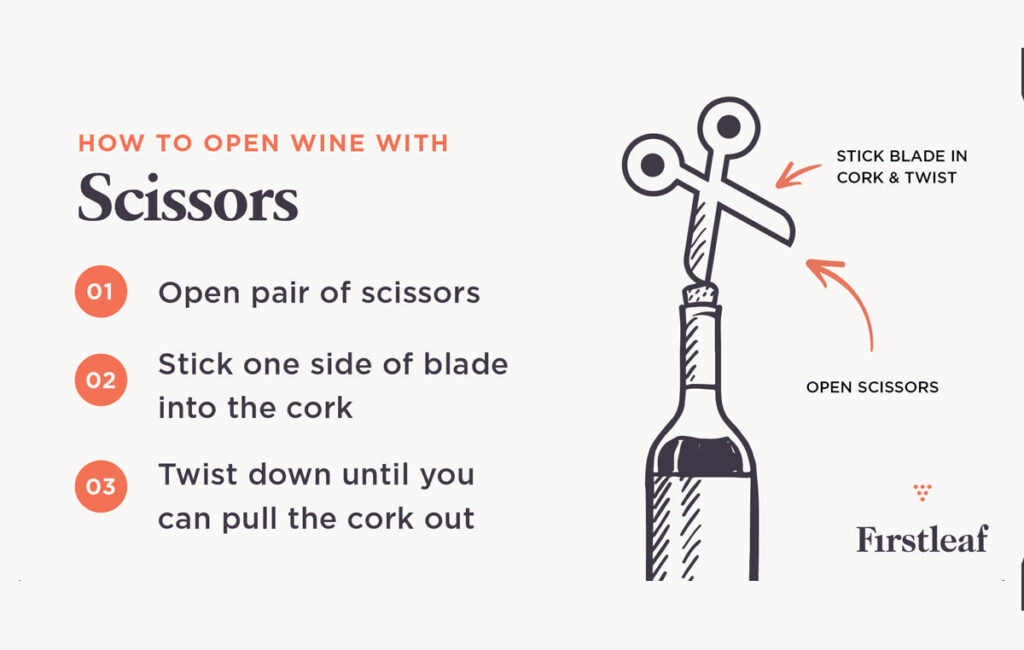 How To Open A Wine Bottle Without A Corkscrew