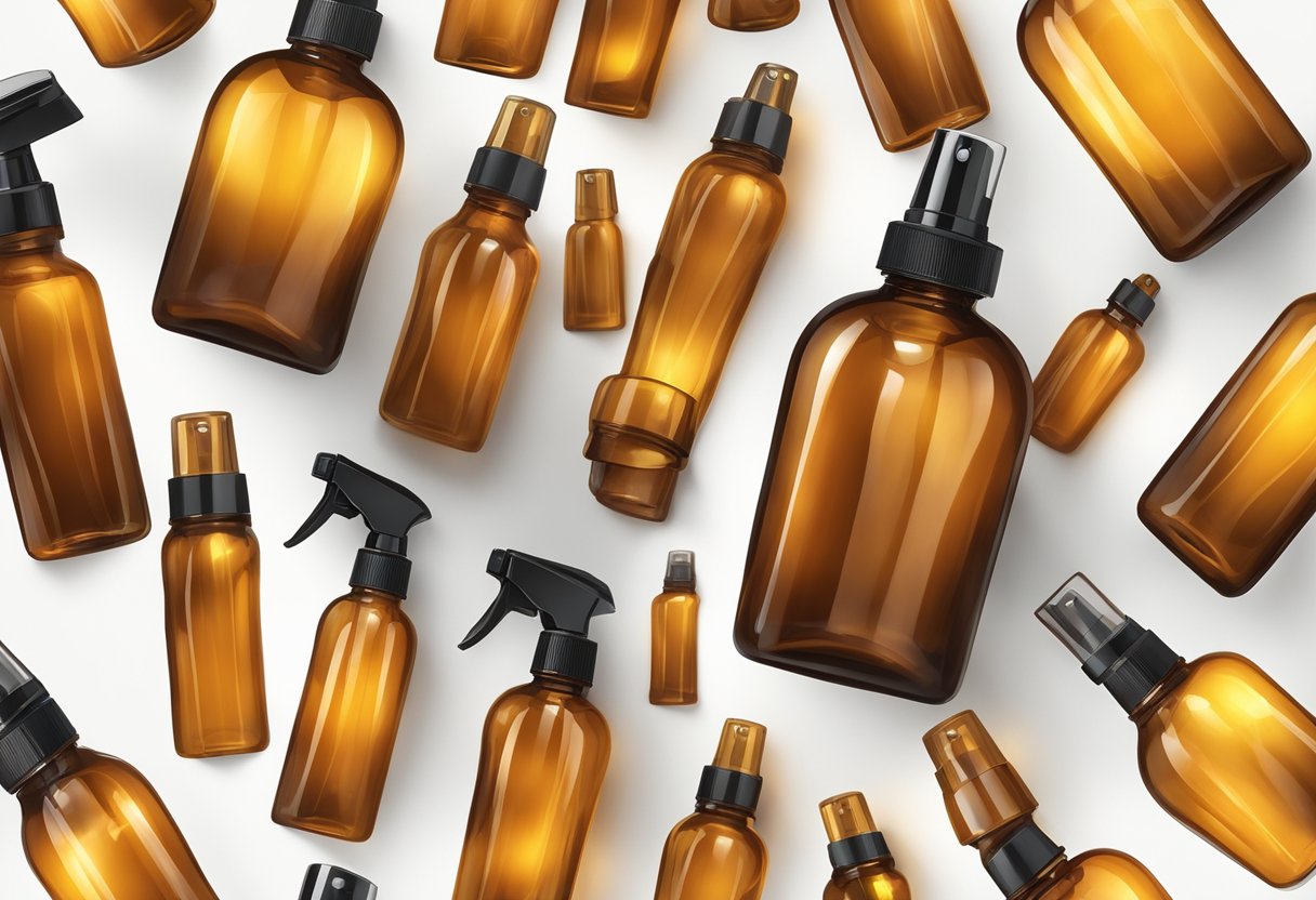 best amber glass spray bottles