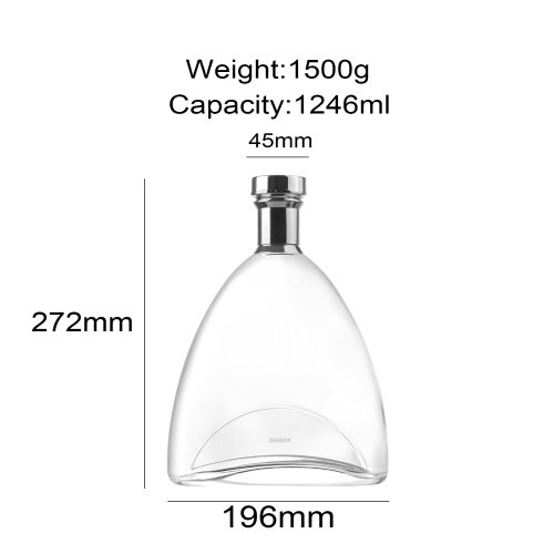 1 Liter Wine Bottle Flat Wholesale Featured Image