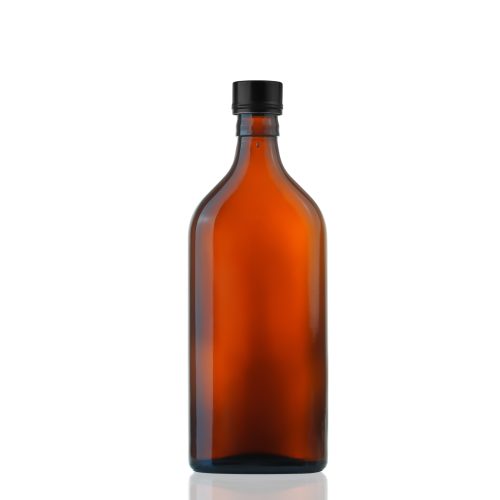550ml Rectangular Amber Glass Bottles Featured Image