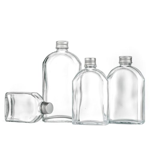 110ml 215ml 255ml 350ml Flat Glass Bottle Featured Image