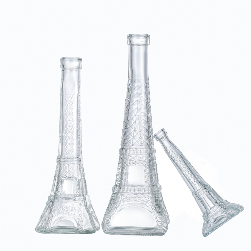 40ml 205ml 360ml Eiffel Tower Shaped Glass Bottle Featured Image
