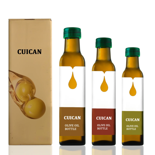 250ml 500ml 750ml 1000ml Dark Glass Olive Oil Bottles Featured Image