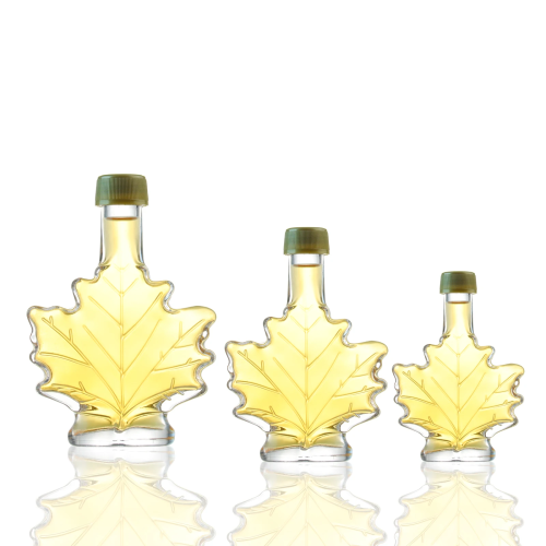 50ml 100ml 250ml Maple Leaf Glass Bottles Wholesale Featured Image