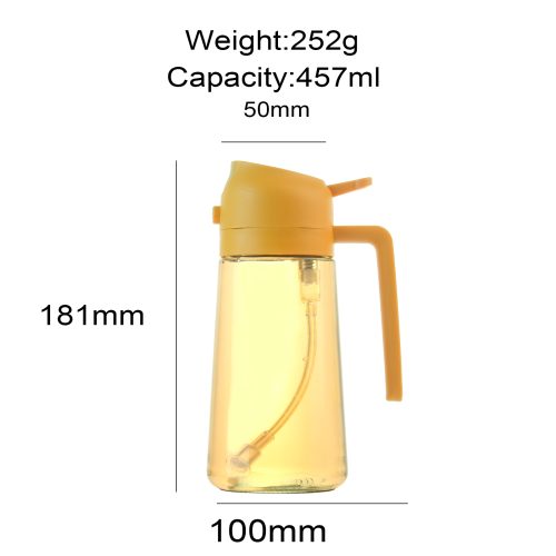 450ml Olive Oil Spray Bottle Glass Featured Image