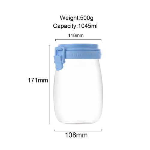 1045ml Airtight Food Storage Containers Glass Featured Image