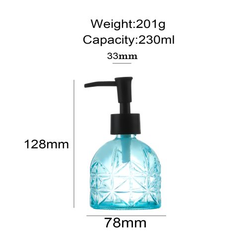 230ml Cut Glass Soap Dispenser Featured Image
