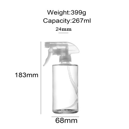 267ml Transparent Lotion Bottle Featured Image