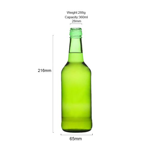 360ml Green Glass Beer Bottle Featured Image