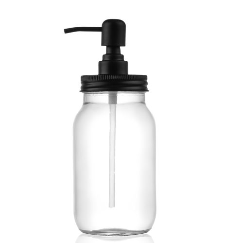 500ml Glass Mason Jar Soap Dispenser Featured Image