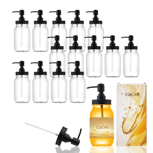 500ml Glass Mason Jar Soap Dispenser Featured Image