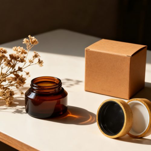 20ml,30ml,60ml Amber Cosmetic Jars Wholesale Featured Image