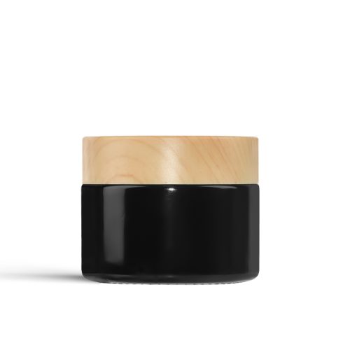 6ml,20ml,36ml,54ml,125ml Black Glass Cosmetic Jars Featured Image