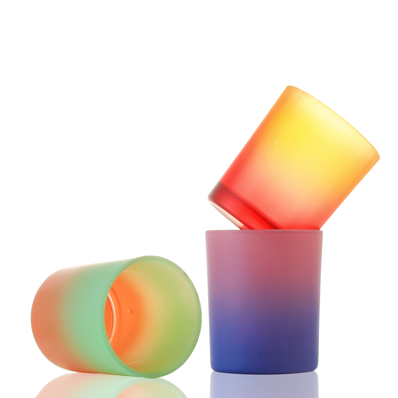 200ml Colored Glass Candle Containers