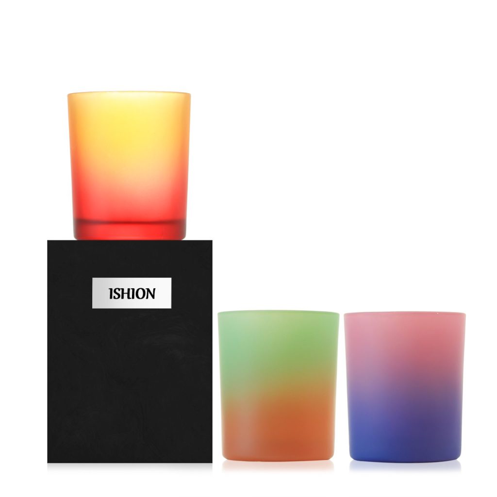 200ml Colored Glass Candle Containers