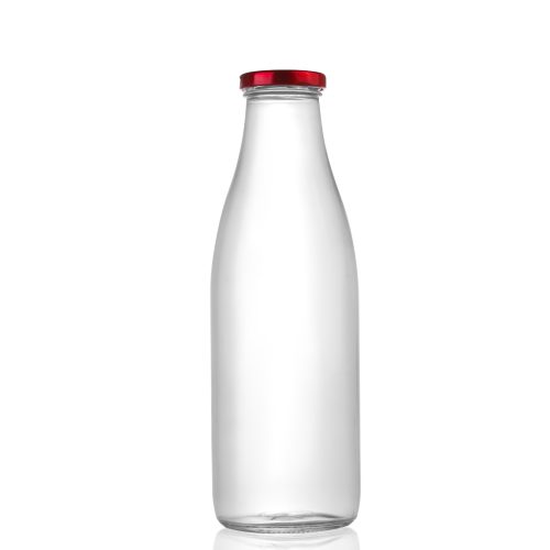 1 Litre Glass Milk Bottles with Lids Featured Image
