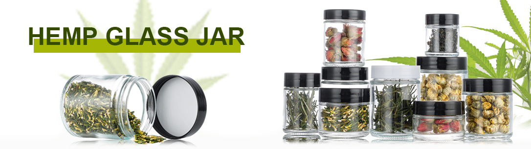 Hemp Glass Jar