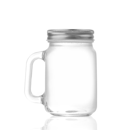 480ml 600ml Customized Mason Jars with Handles Featured Image