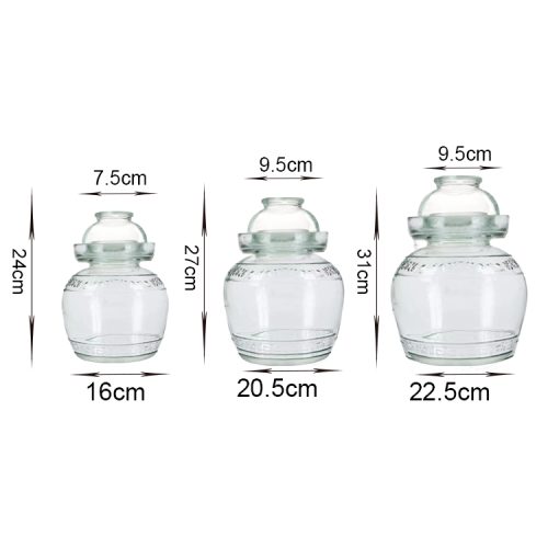 2.5L,5L,7.5L,10L Glass Water Sealed Fermentation Crock Featured Image