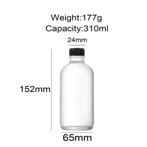 300ml Boston Round Bottles Glass Featured Image