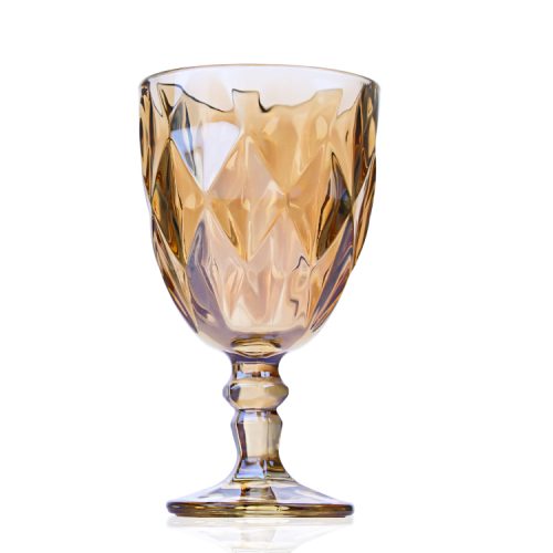 300ml Amber Colored Water Goblets Featured Image